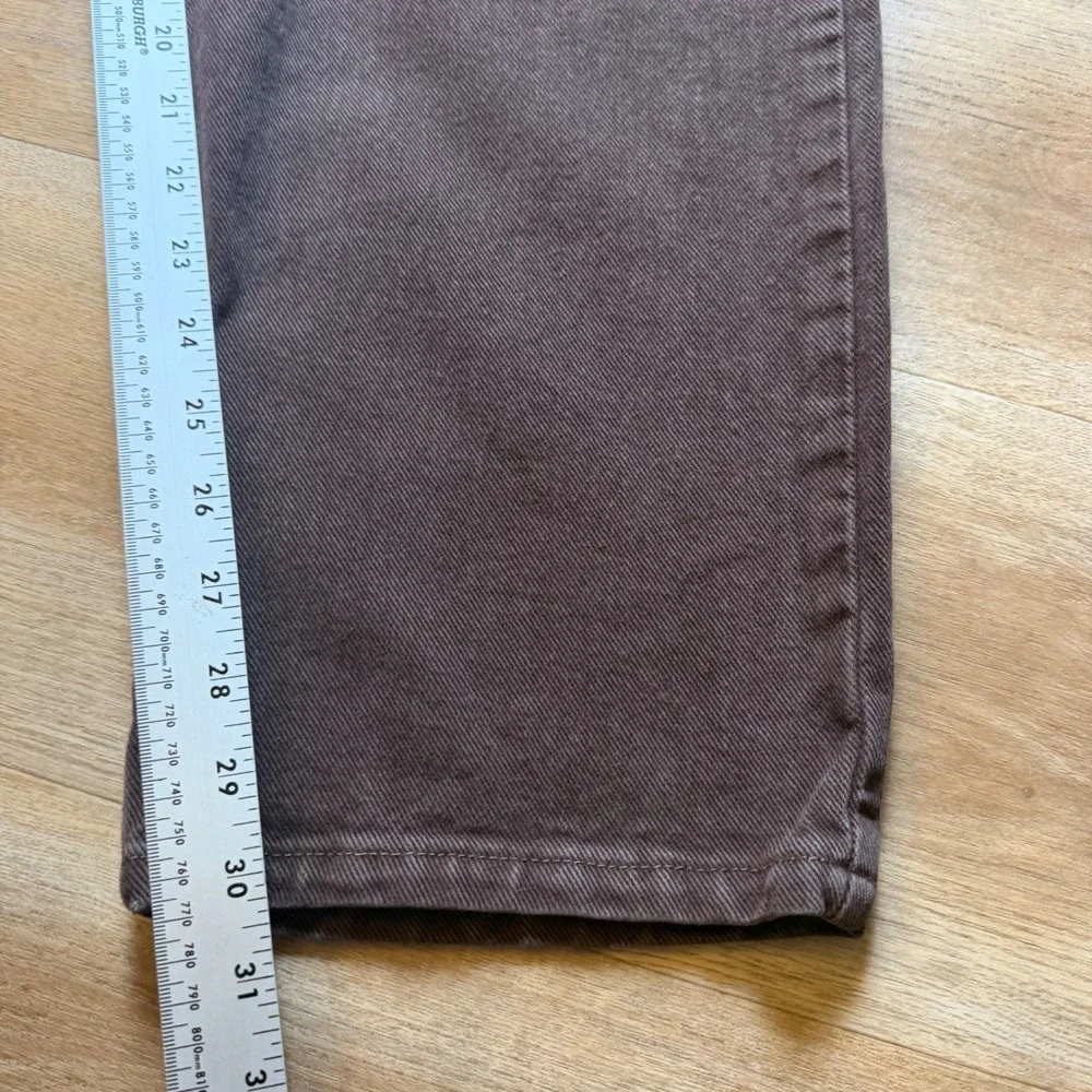 Levi's 555 Relaxed Fit Jeans Mens 32x30 Brown Straight Leg Made in USA 1996